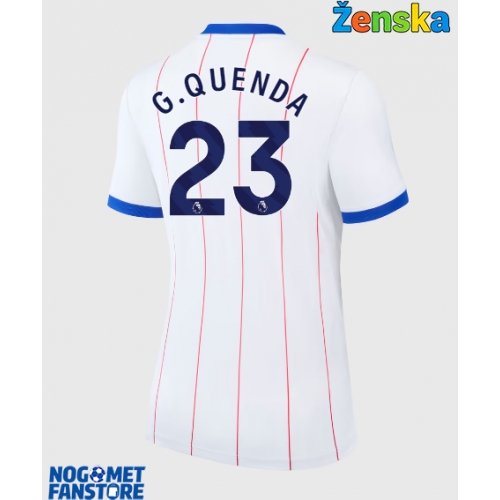 Chelsea Geovany Quenda #23 Rezervni Dres za Ženska 2026-27 Kratak Rukav